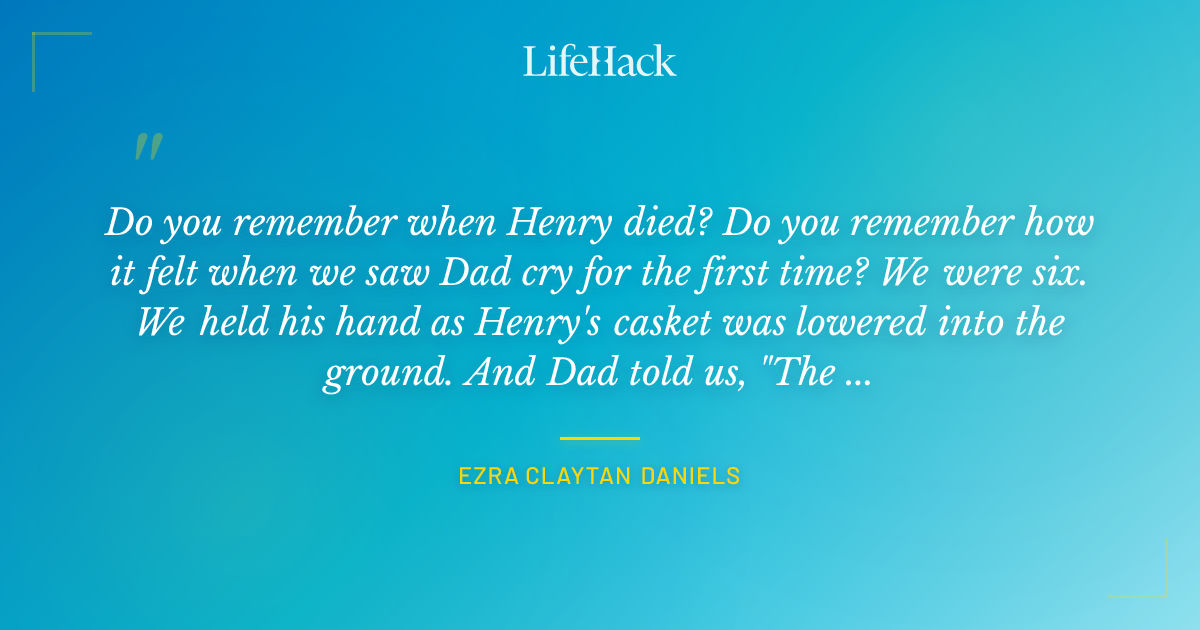 Quote by Ezra Claytan Daniels