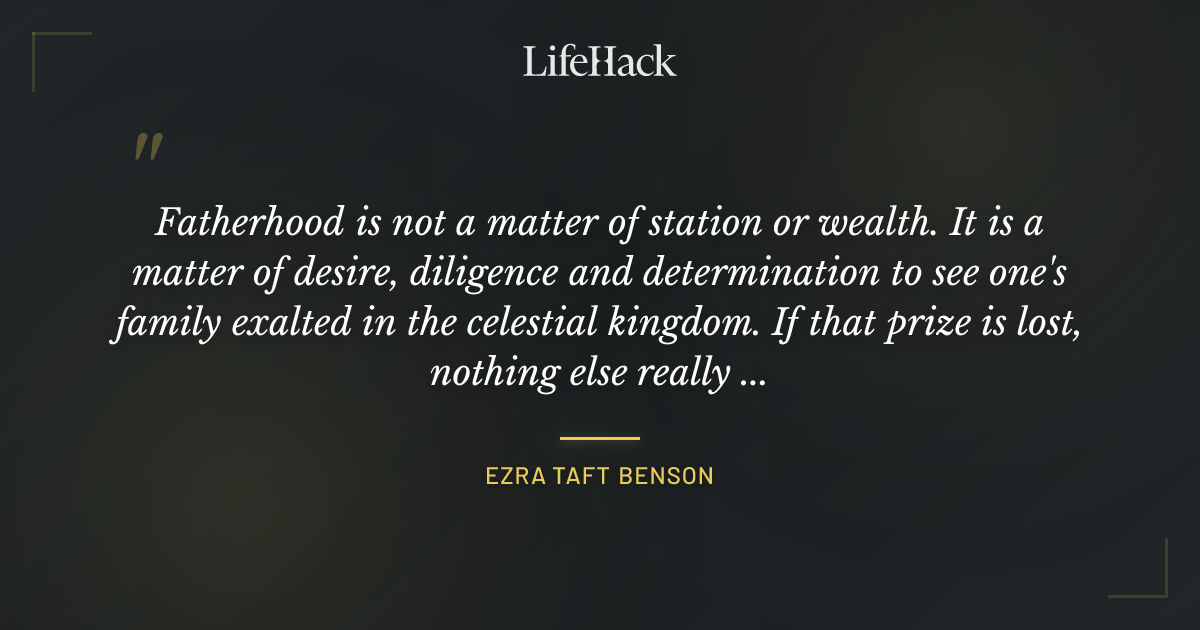 Quote by Ezra Taft Benson