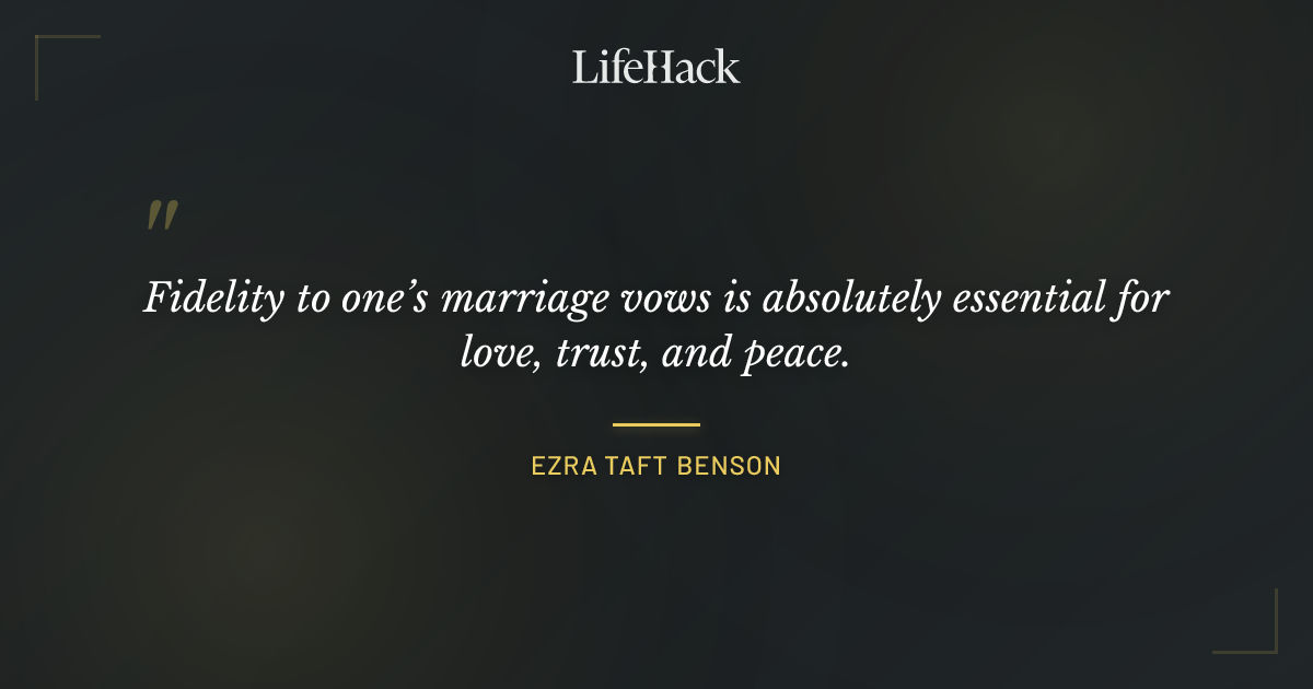 Quote by Ezra Taft Benson