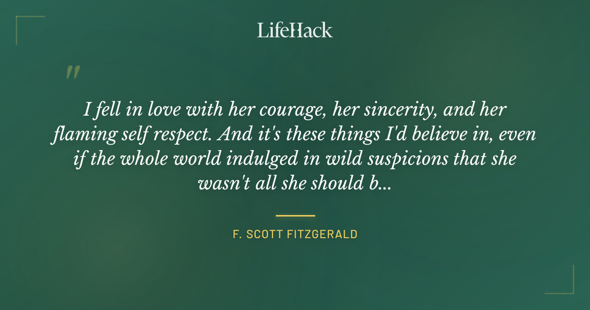 Quote by F. Scott Fitzgerald