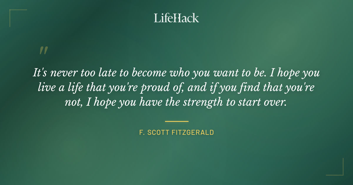 Quote by F. Scott Fitzgerald