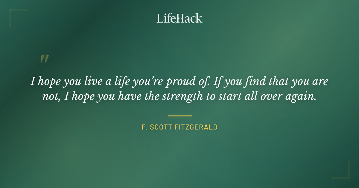 Quote by F. Scott Fitzgerald