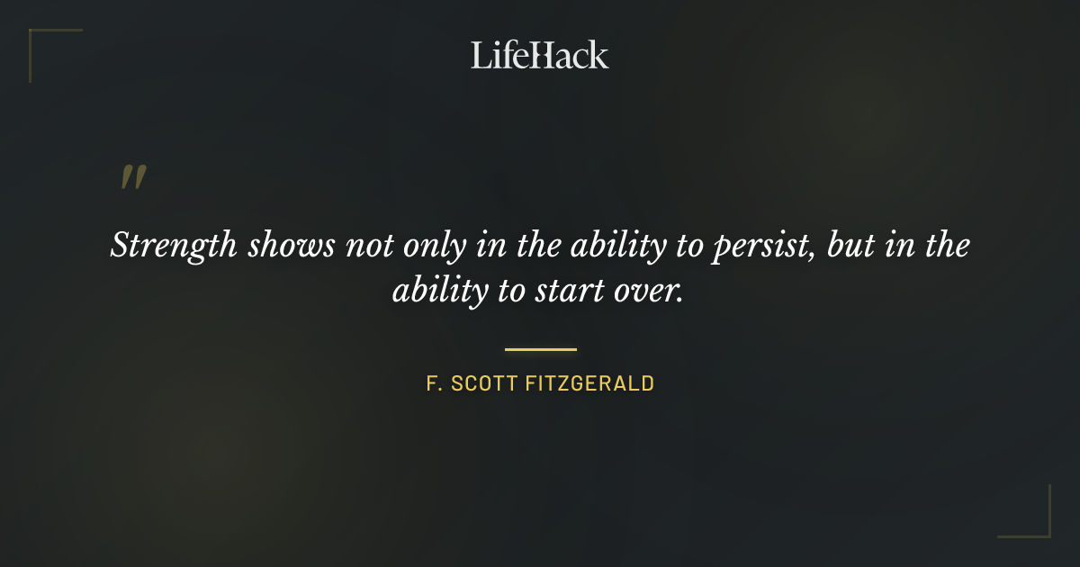 Quote by F. Scott Fitzgerald