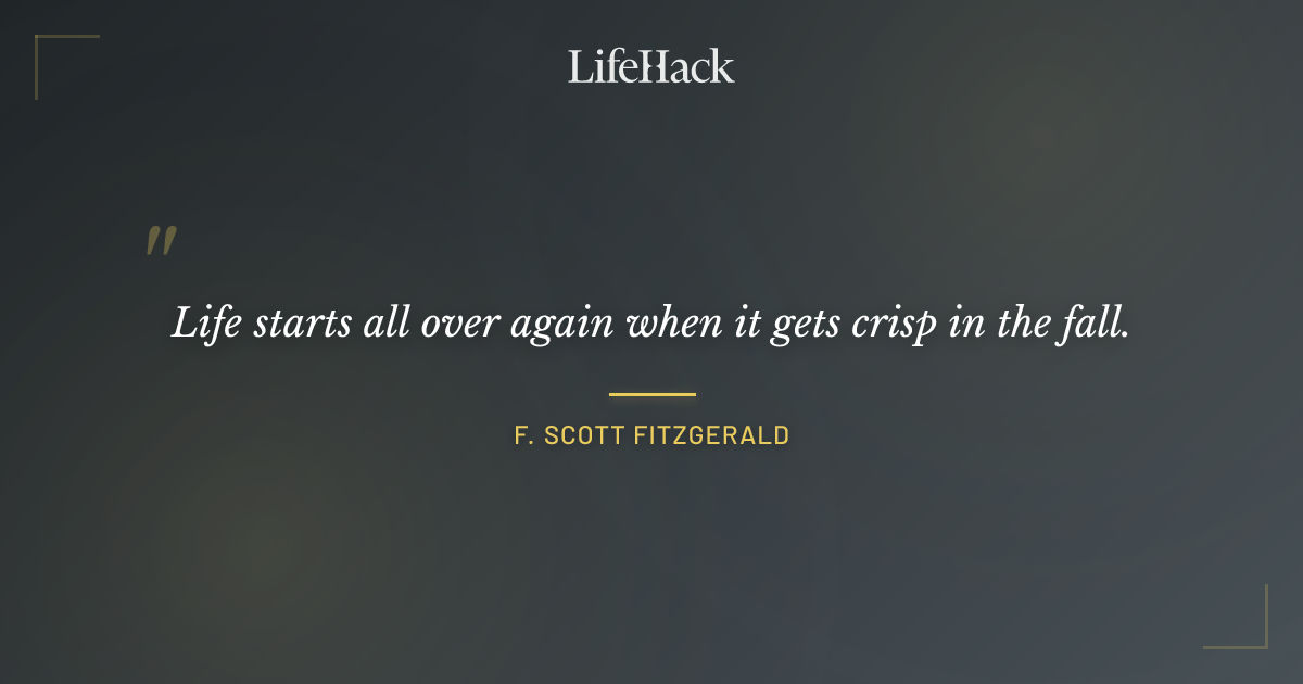 Quote by F. Scott Fitzgerald