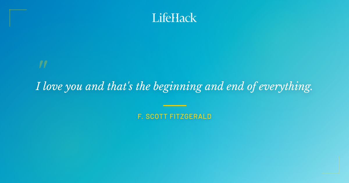 Quote by F. Scott Fitzgerald