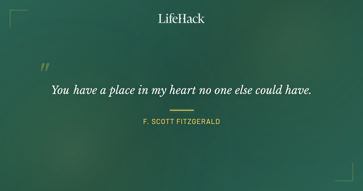 Quote by F. Scott Fitzgerald