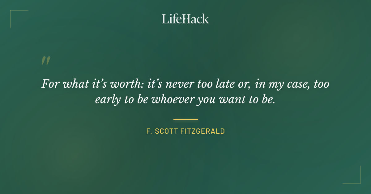 Quote by F. Scott Fitzgerald