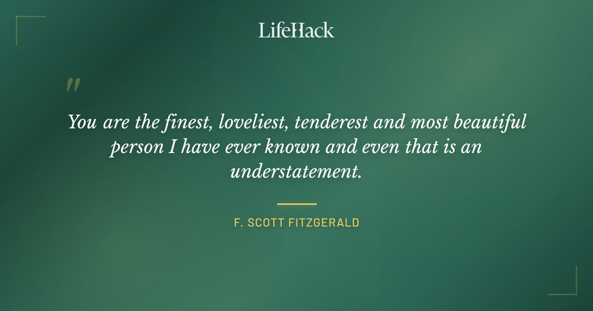 Quote by F. Scott Fitzgerald