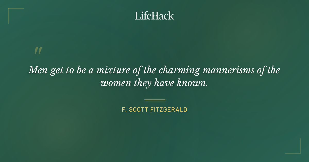 Quote by F. Scott Fitzgerald