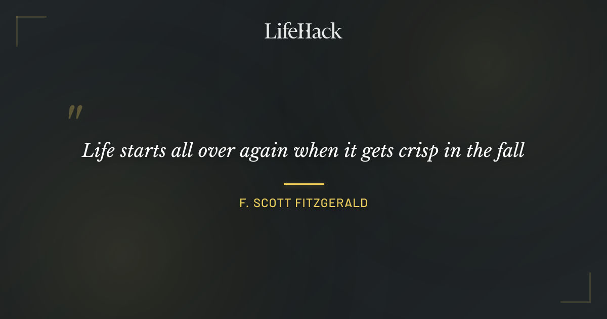 Quote by F. Scott Fitzgerald