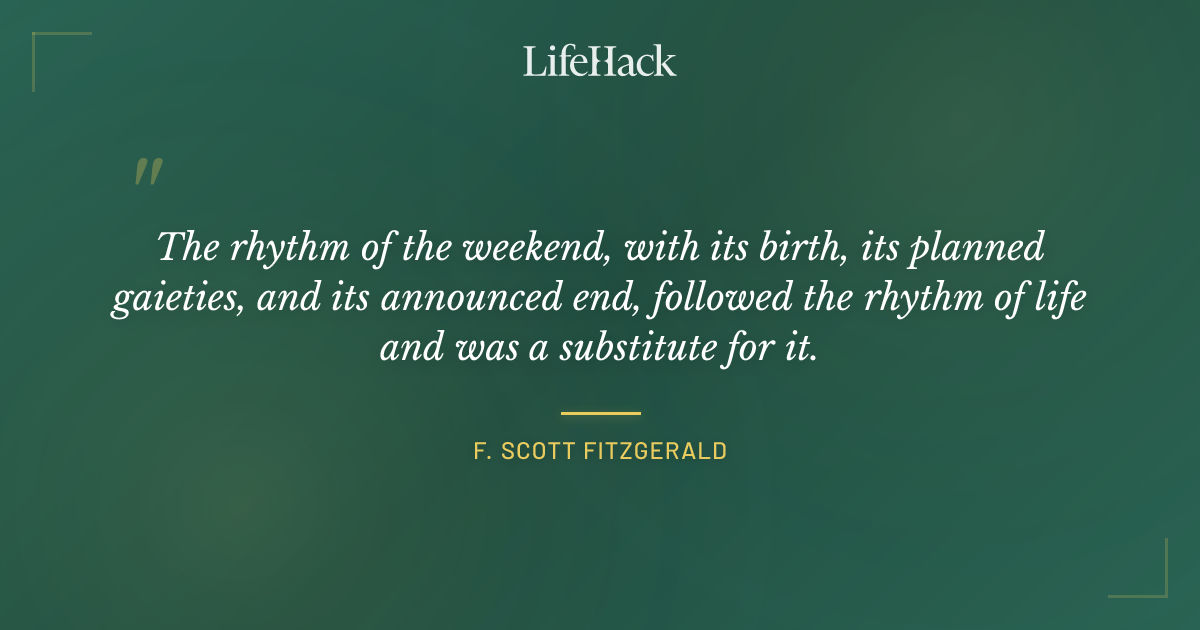 Quote by F. Scott Fitzgerald