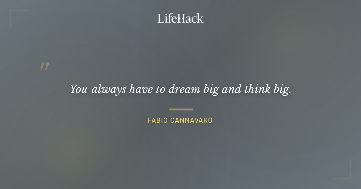 Quote by Fabio Cannavaro