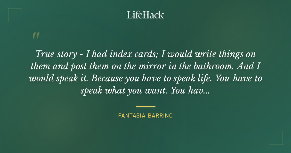 Quote by Fantasia Barrino
