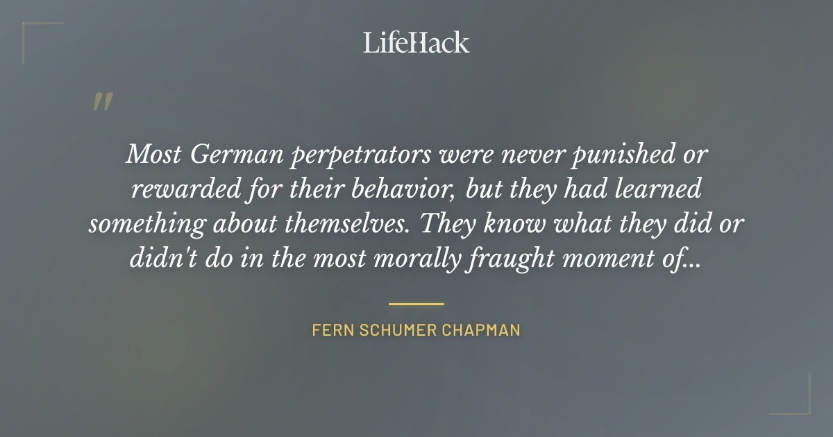 Quote by Fern Schumer Chapman