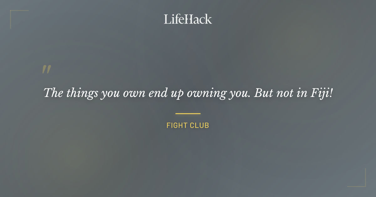 Quote by Fight Club