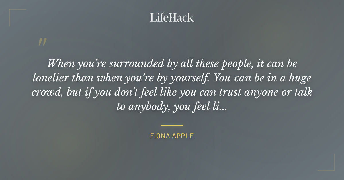Quote by Fiona Apple