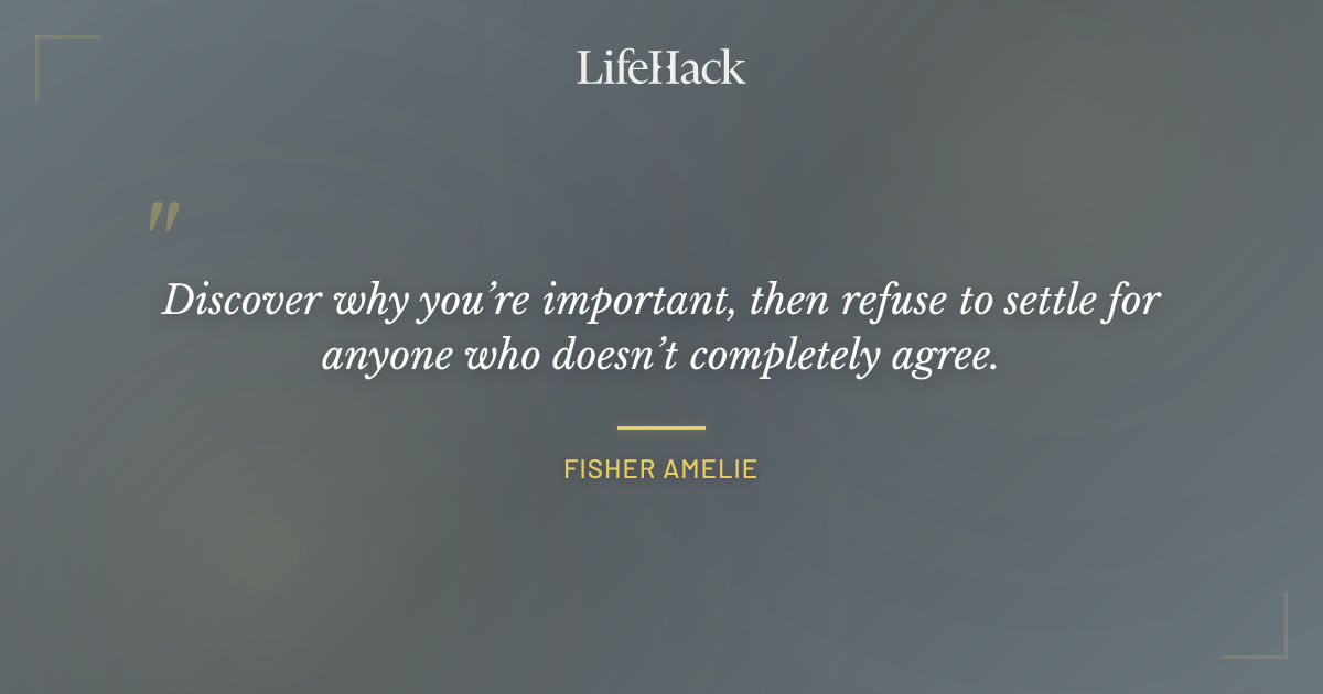 Quote by Fisher Amelie