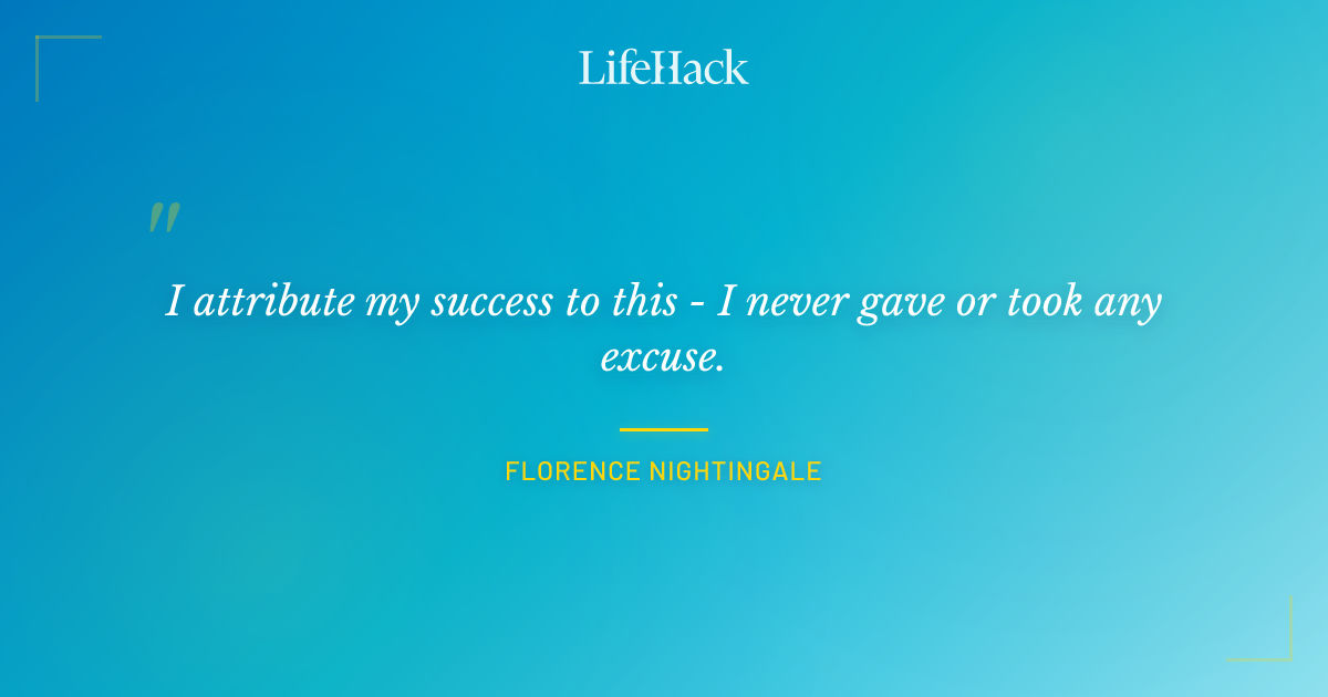Quote by Florence Nightingale