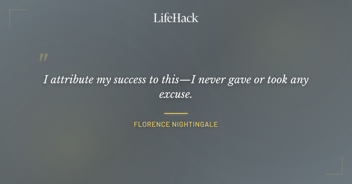 Quote by Florence Nightingale