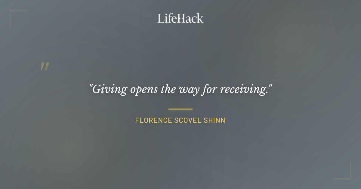Quote by Florence Scovel Shinn