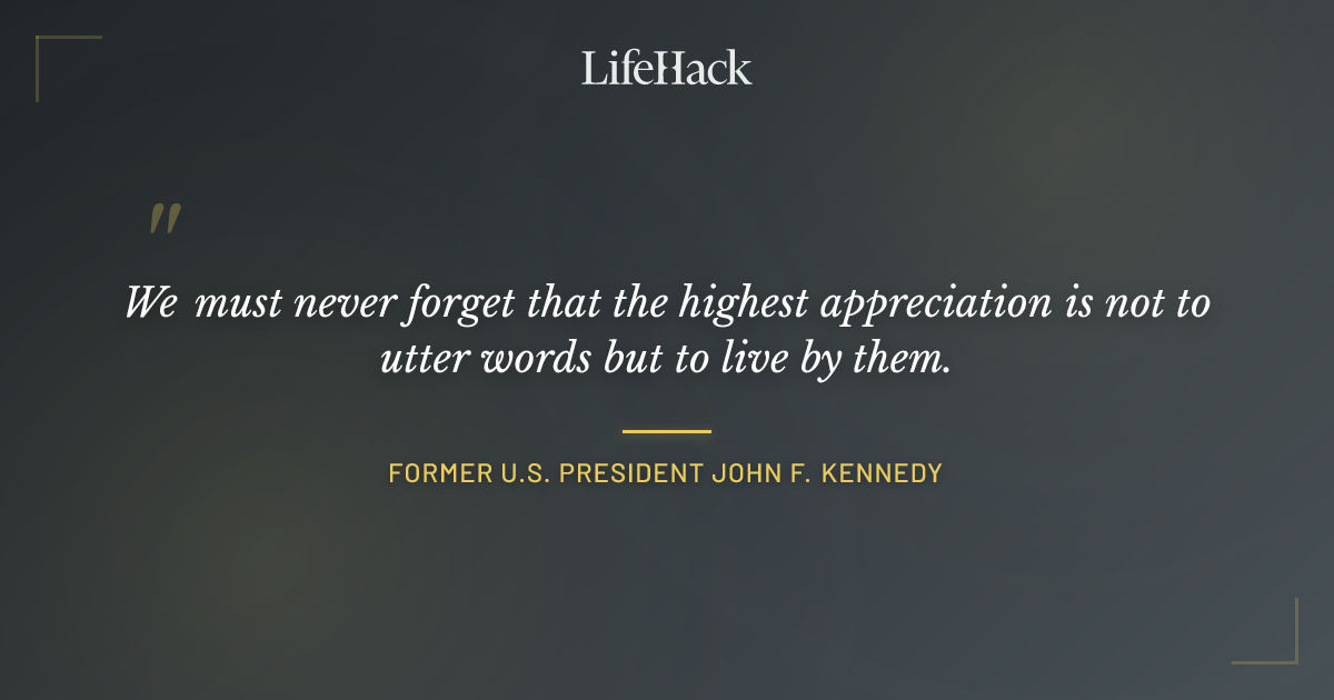 Quote by Former U.S. President John F. Kennedy
