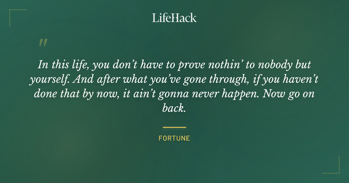 Quote by Fortune