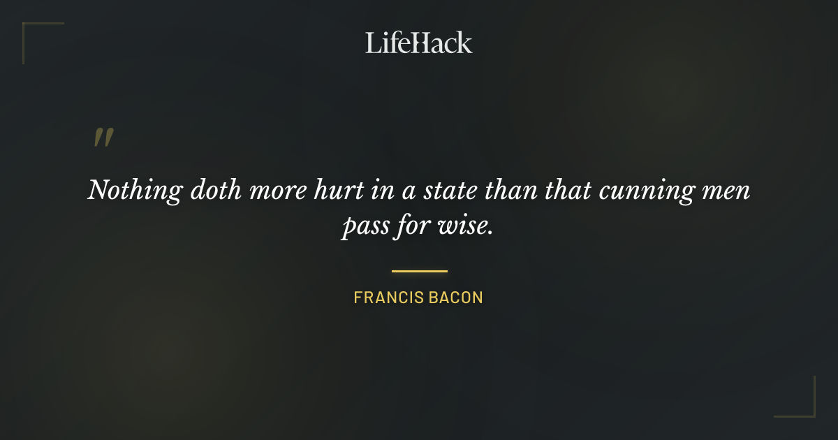 Quote by Francis Bacon