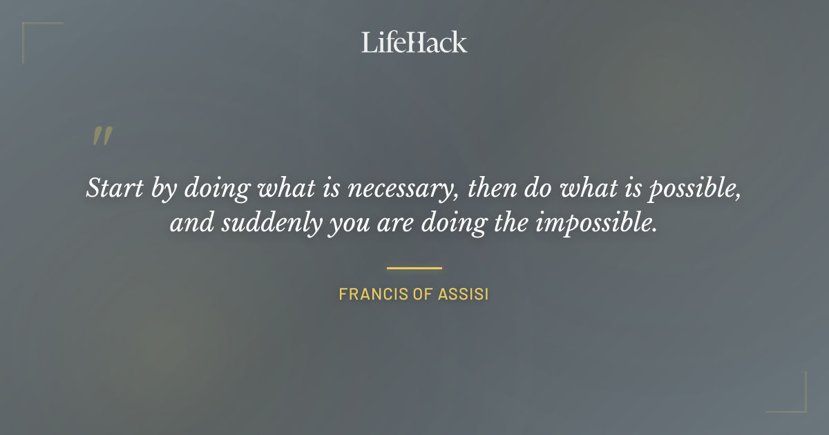 Quote by Francis of Assisi