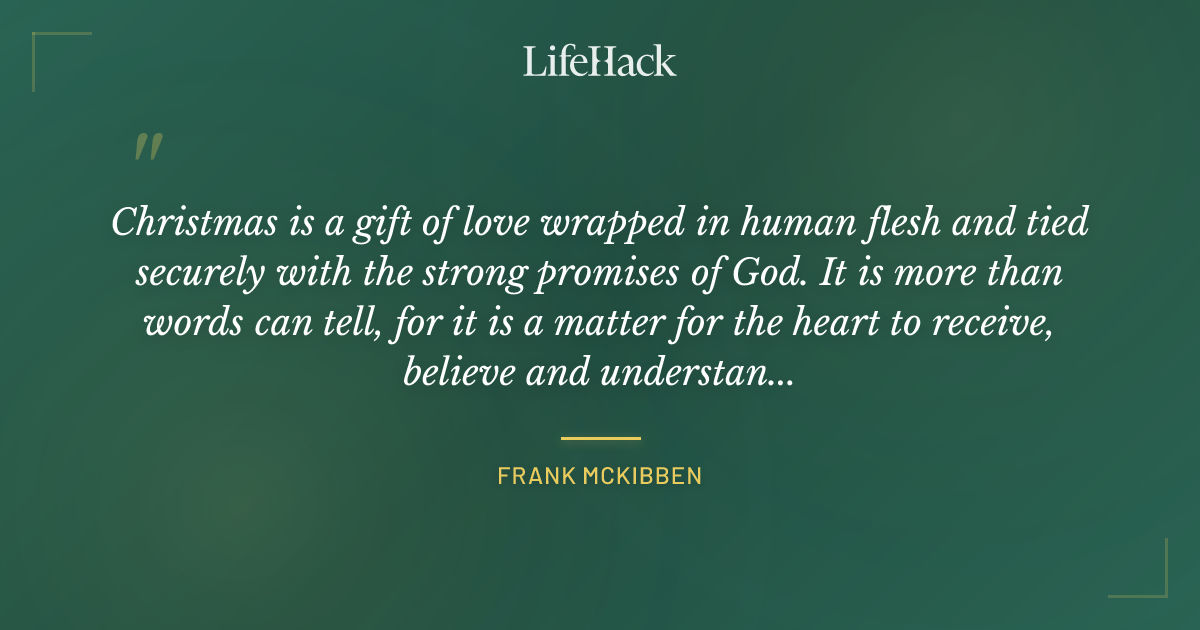 Quote by Frank McKibben