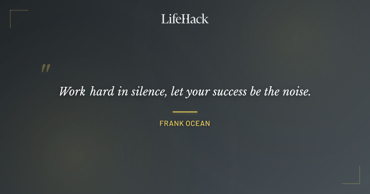 Quote by Frank Ocean