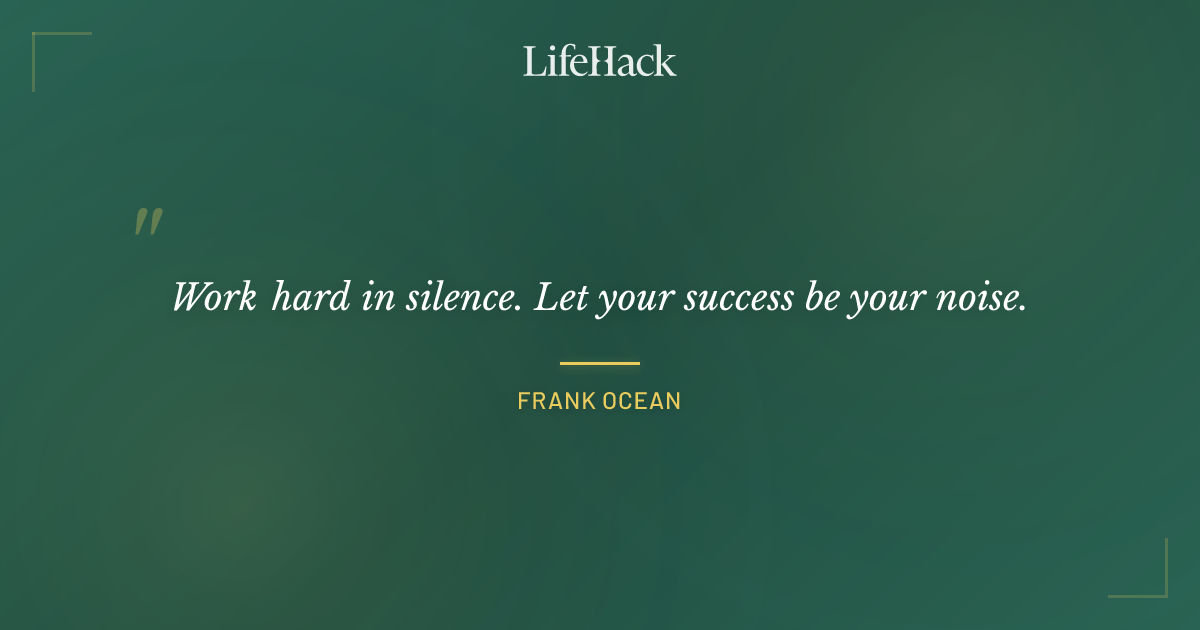 Quote by Frank Ocean
