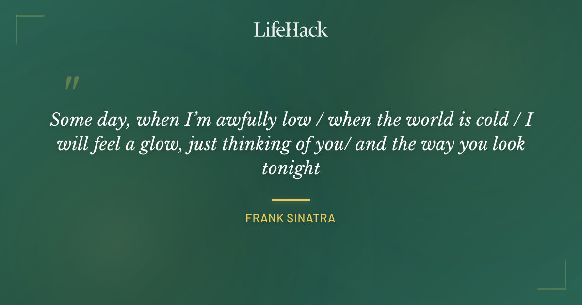 Quote by Frank Sinatra