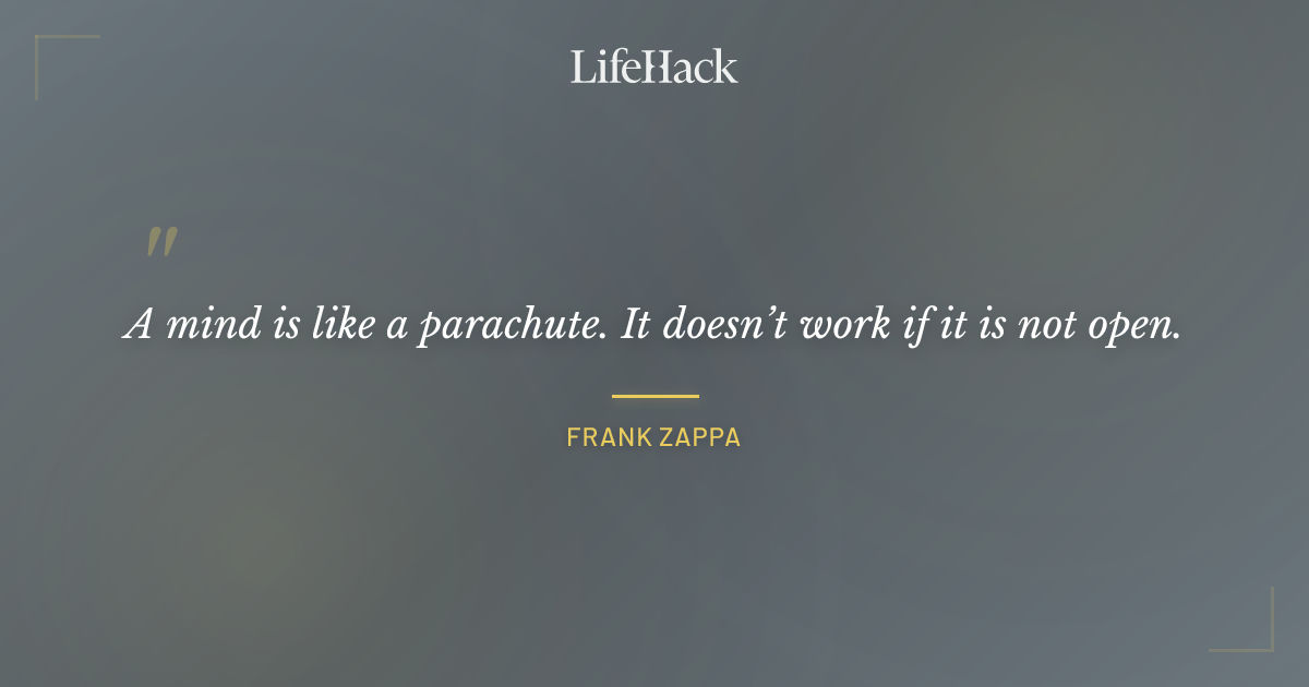 Quote by Frank Zappa