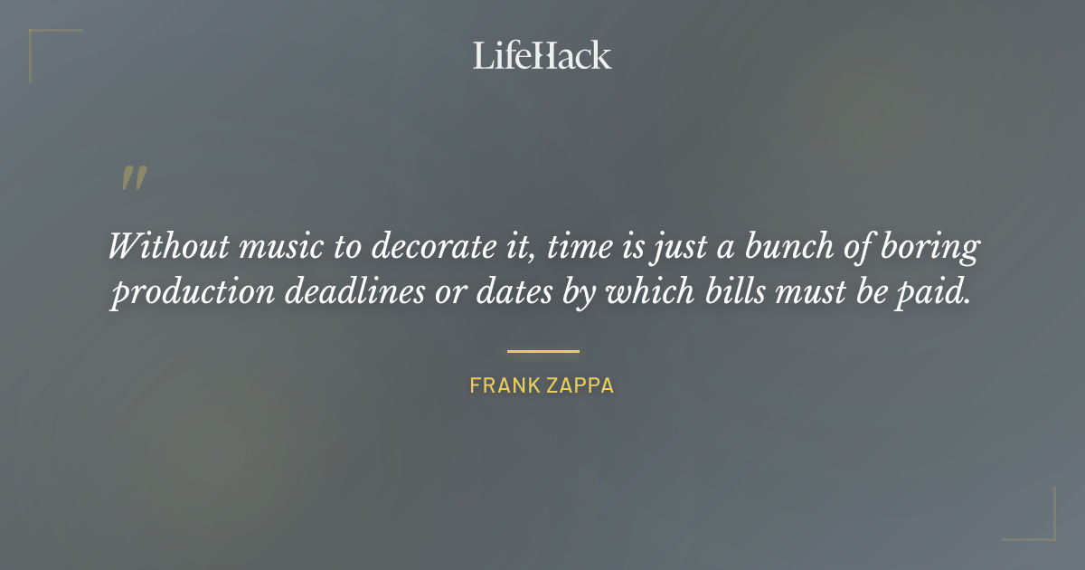 Quote by Frank Zappa