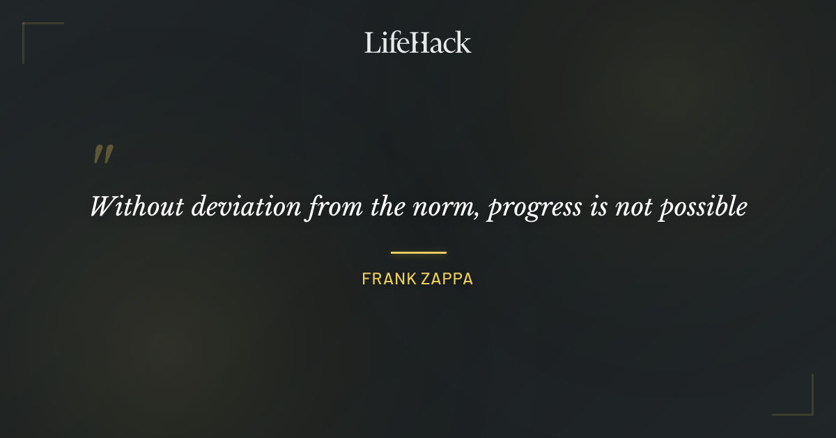 Quote by Frank Zappa