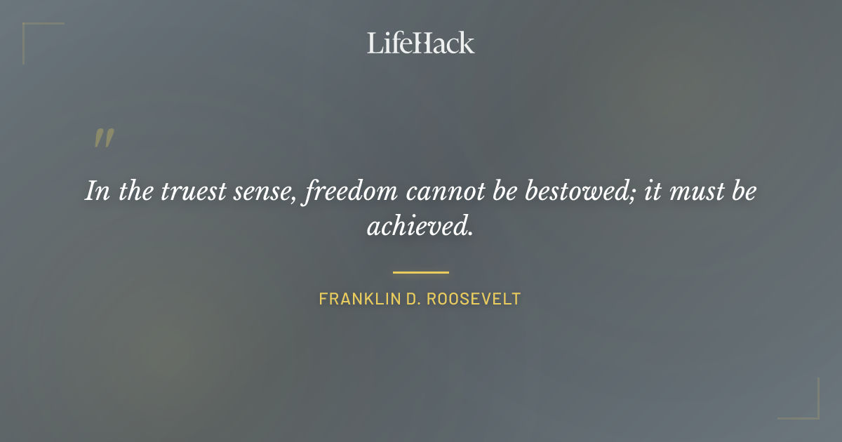 Quote by Franklin D. Roosevelt