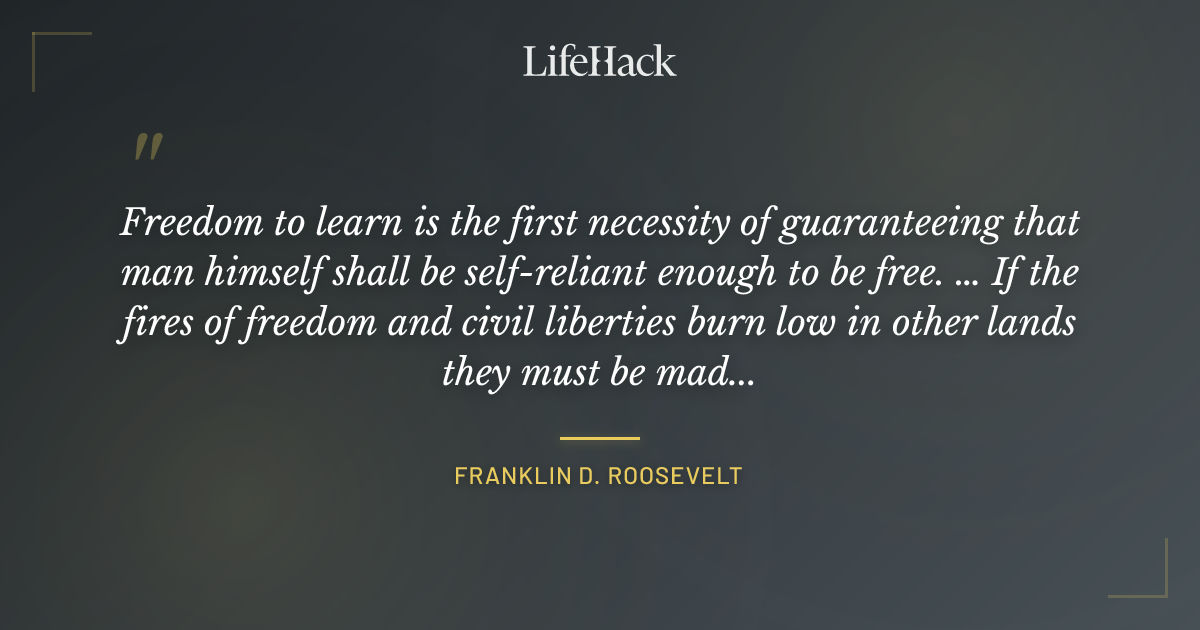 Quote by Franklin D. Roosevelt