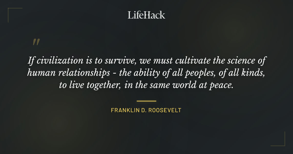 Quote by Franklin D. Roosevelt