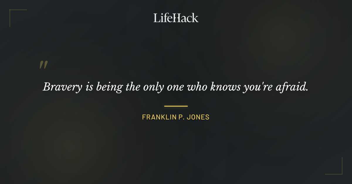 Quote by Franklin P. Jones