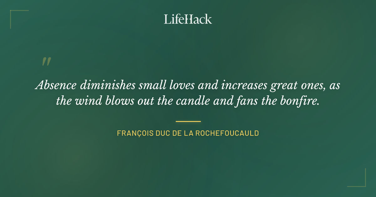 Quote by François Duc de la Rochefoucauld