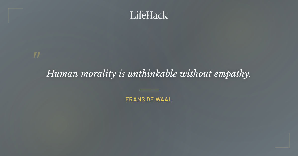 Quote by Frans de Waal
