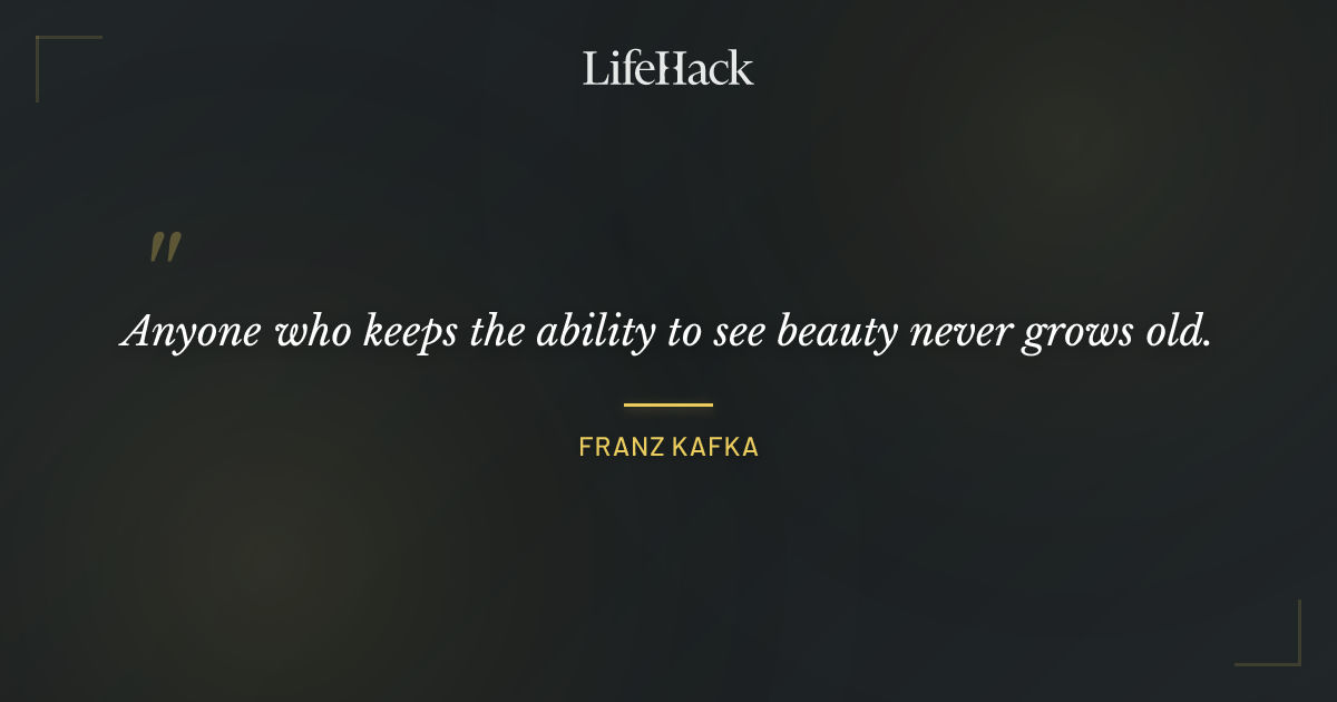 Quote by Franz Kafka