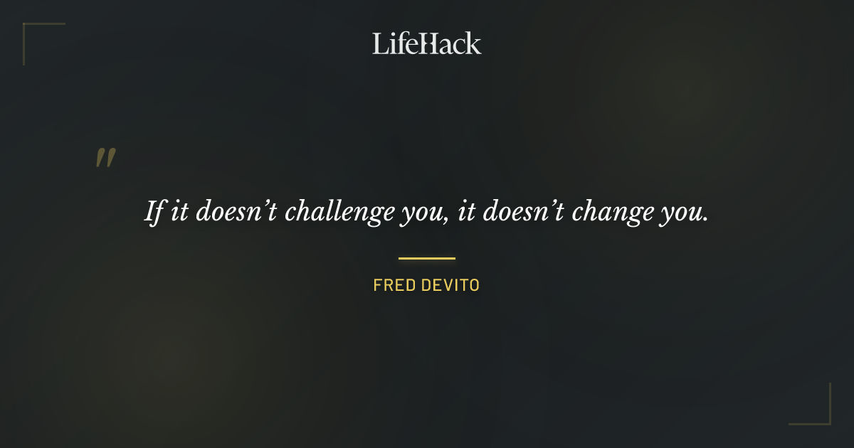 Quote by Fred Devito