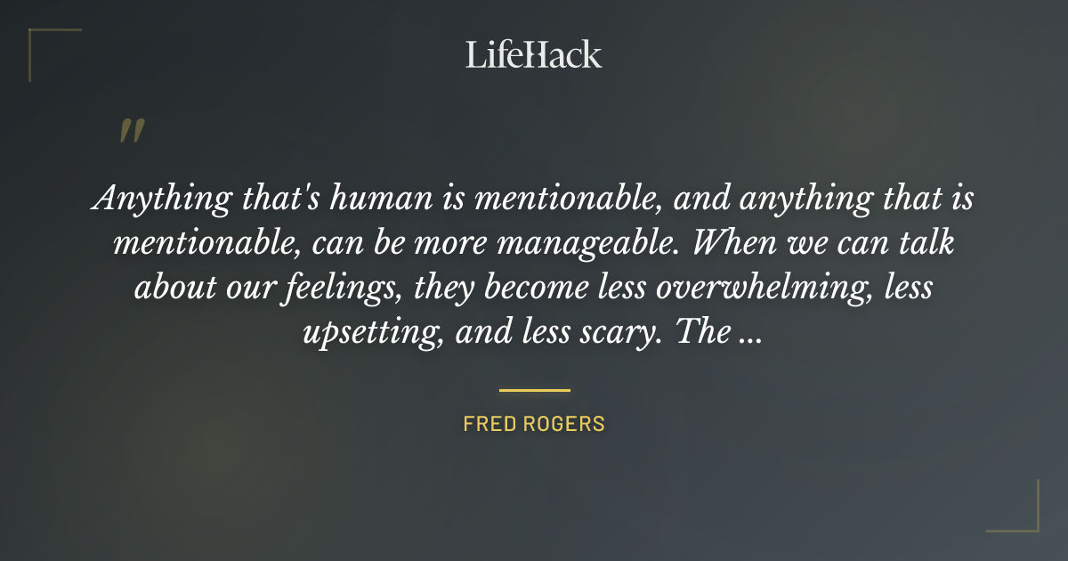 Quote by Fred Rogers