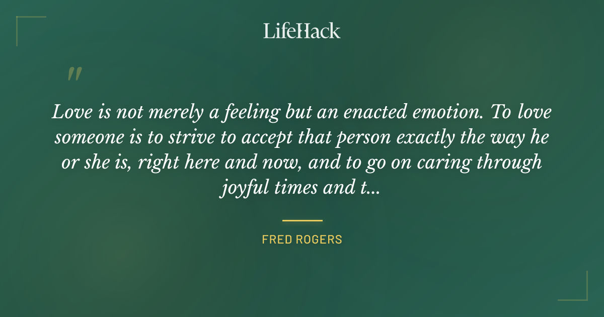 Quote by Fred Rogers