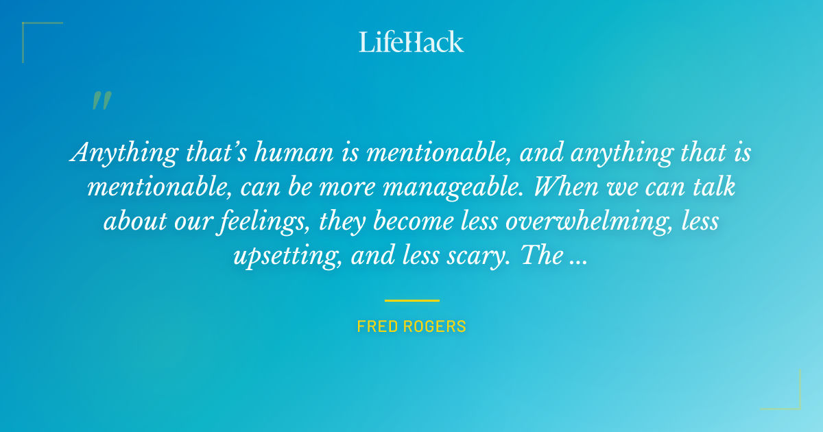 Quote by Fred Rogers