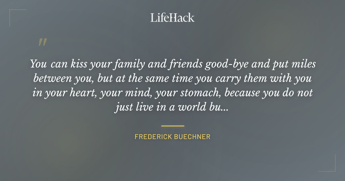 Quote by Frederick Buechner