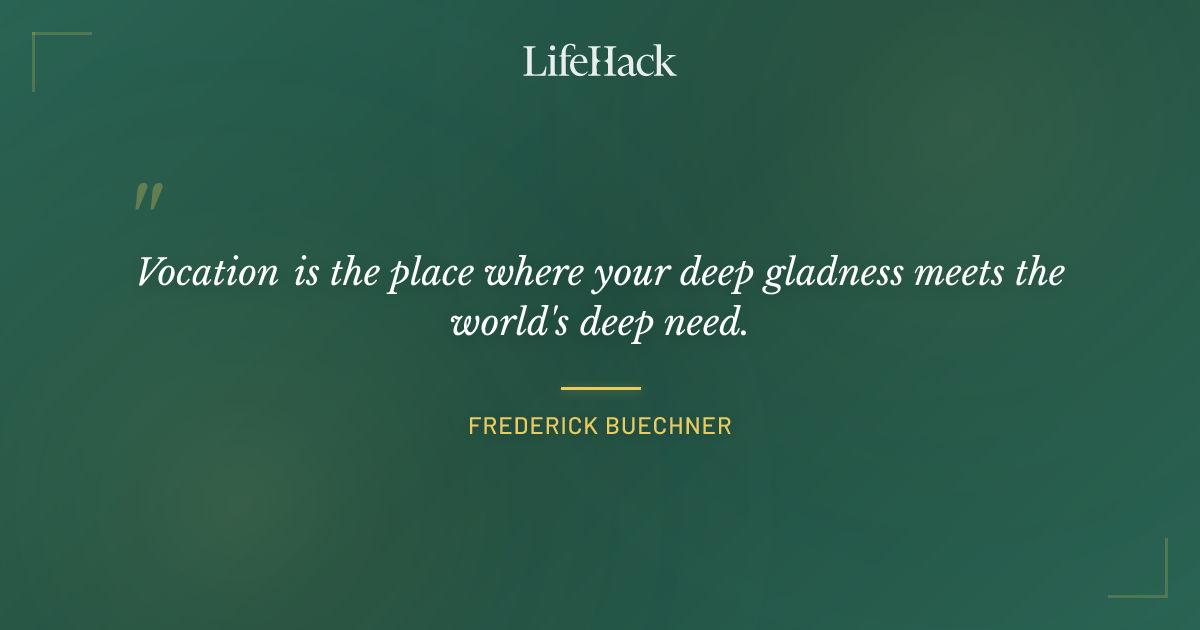 Quote by Frederick Buechner