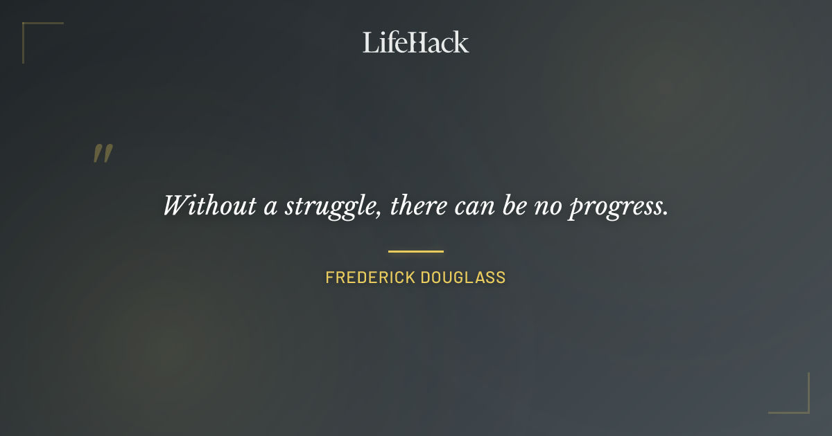 Quote by Frederick Douglass