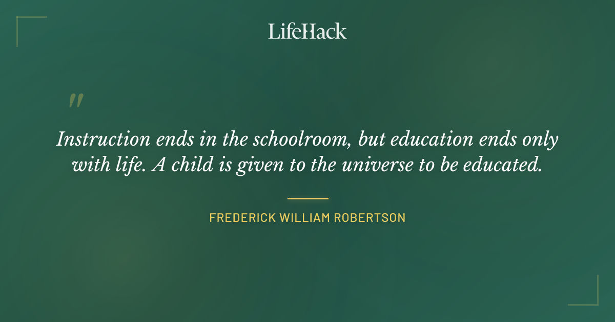 Quote by Frederick William Robertson